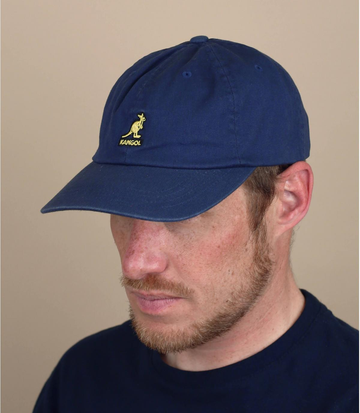 Washed navy cap Clearance