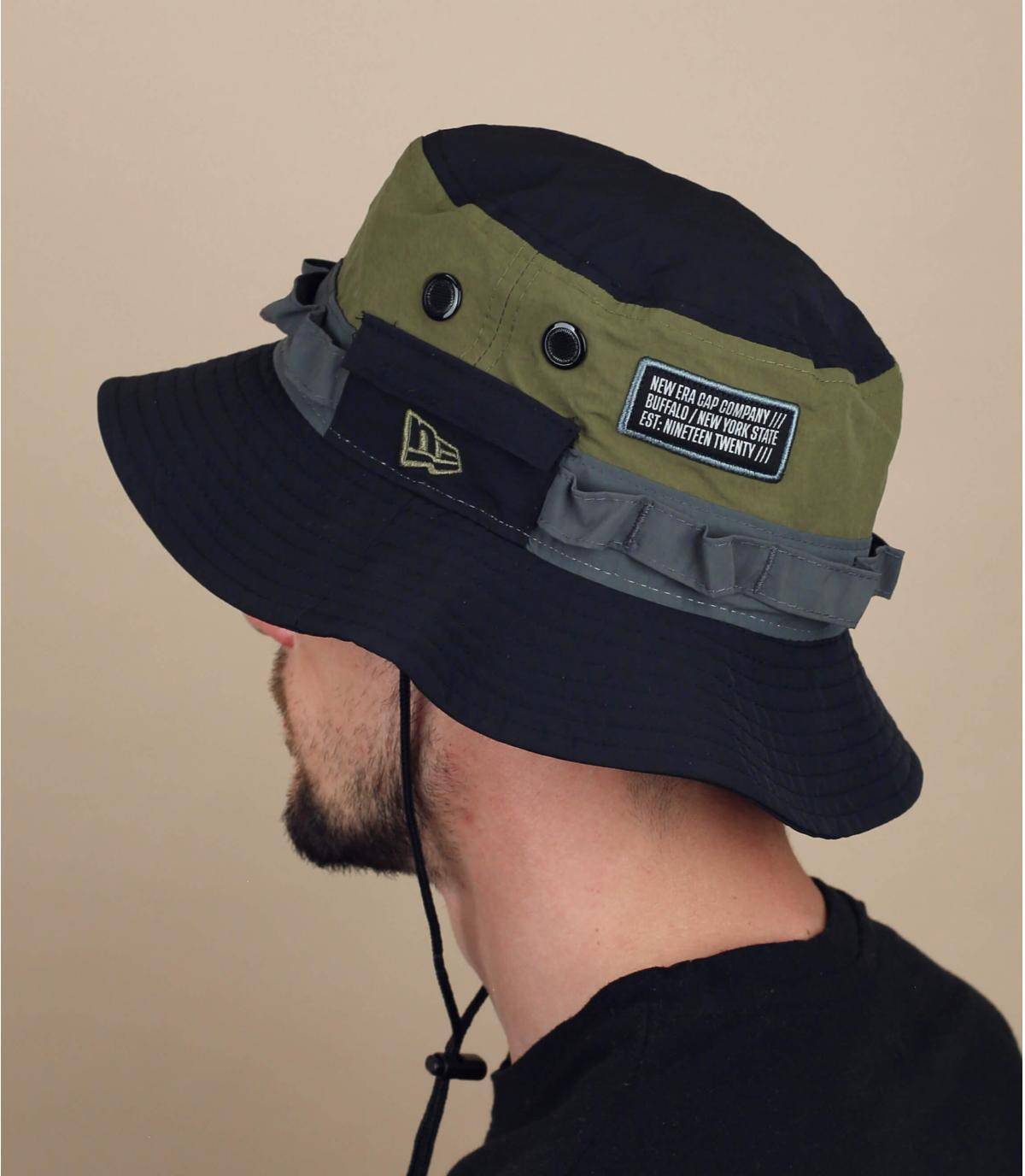 zwarte New Era bob - Bucket Panelled 