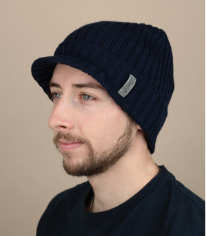 Visor Beanie navy