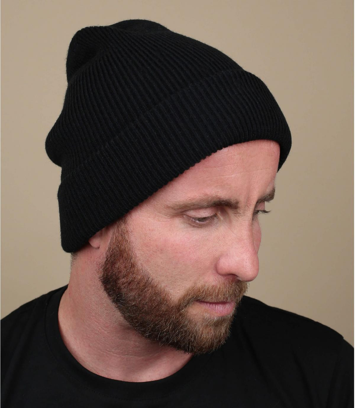 verbanning Walter Cunningham Kritiek Oversized zwarte muts - Kinabalu beanie black Barts : Headict