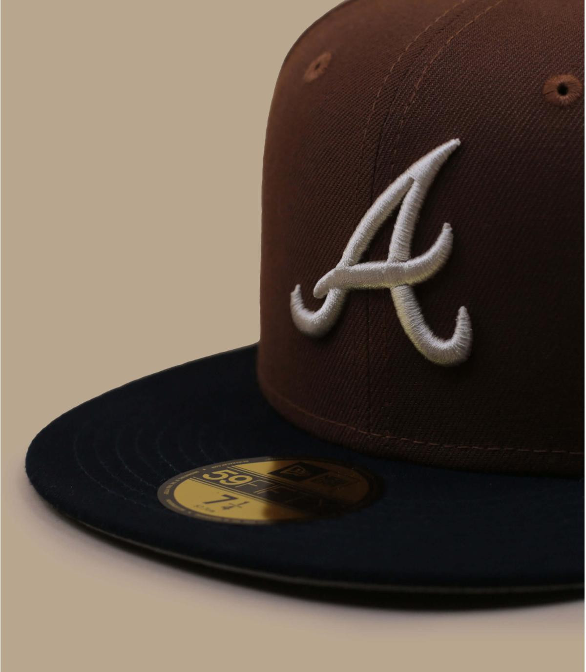 Atlanta fitted cap bruine patch - Harvest Cap 59Fifty Atlanta