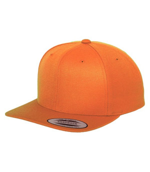 Classic Snapback Orange Cap